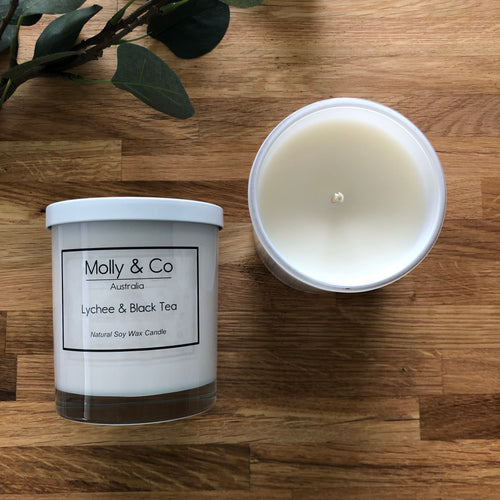 Lychee & Black Tea Soy Candle